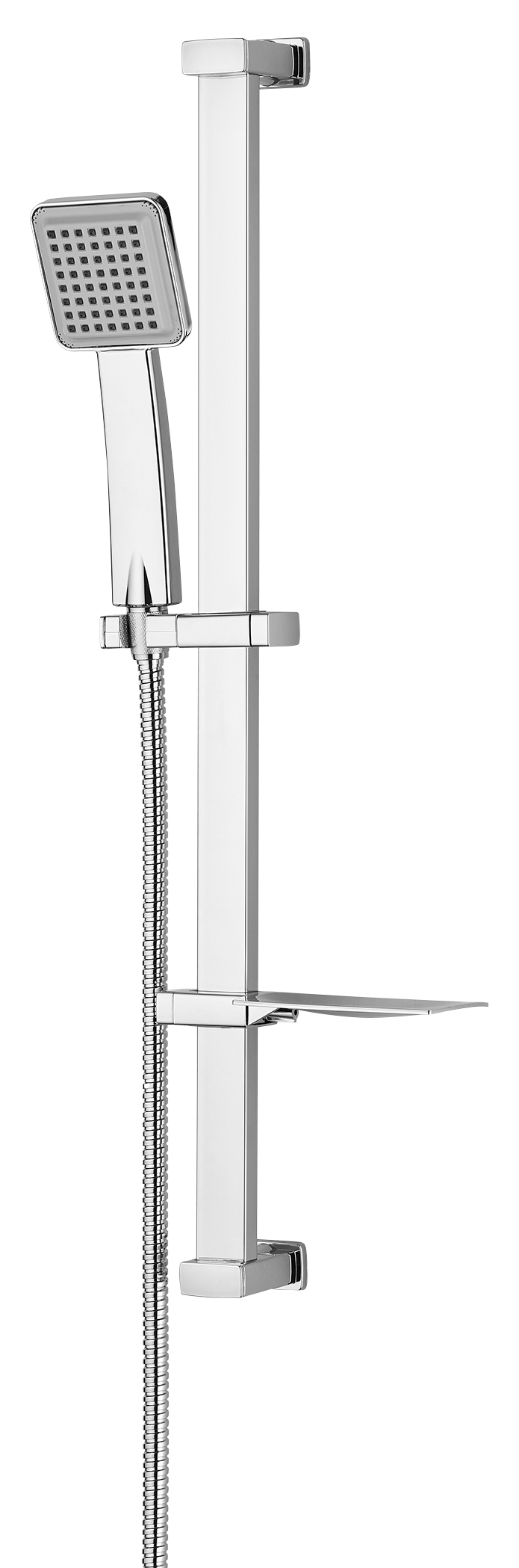 NAJA sprchová souprava s mýdlenkou, posuvný držák, chrom 11546