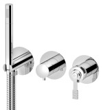 RV052 (57772) VERSI podomítková sprchová/vanová baterie s ruční sprchou, 2 výstupy, chrom RV052
