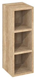 ESC140-2222 (50614) ESPACE otevřená policová skříňka 20x60x22cm, dub alabama ESC140-2222