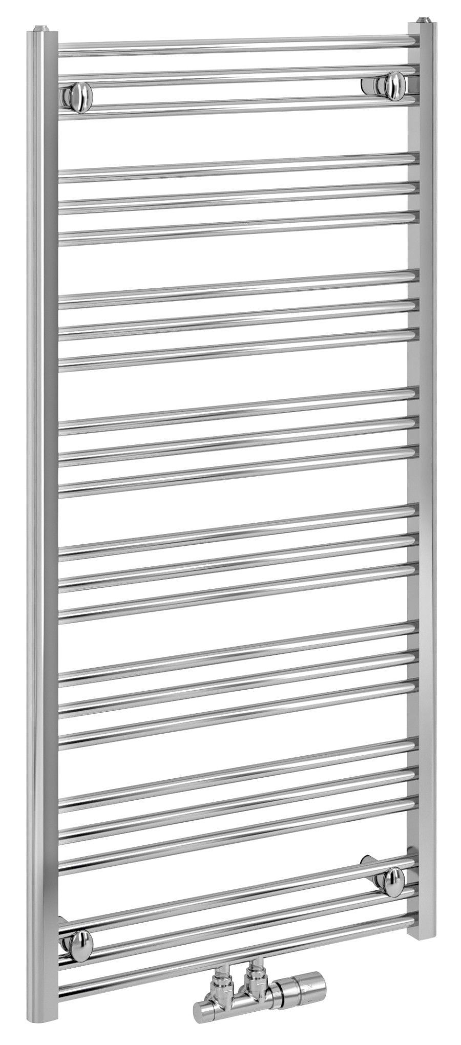 600.117.1 (53547) ALBRECHT otopné těleso 600x1250 mm, středové připojení, chrom 600.117.1