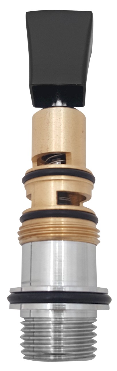 Přepínač s ovladačem pro vanovou baterii, černá mat ND1101-10B