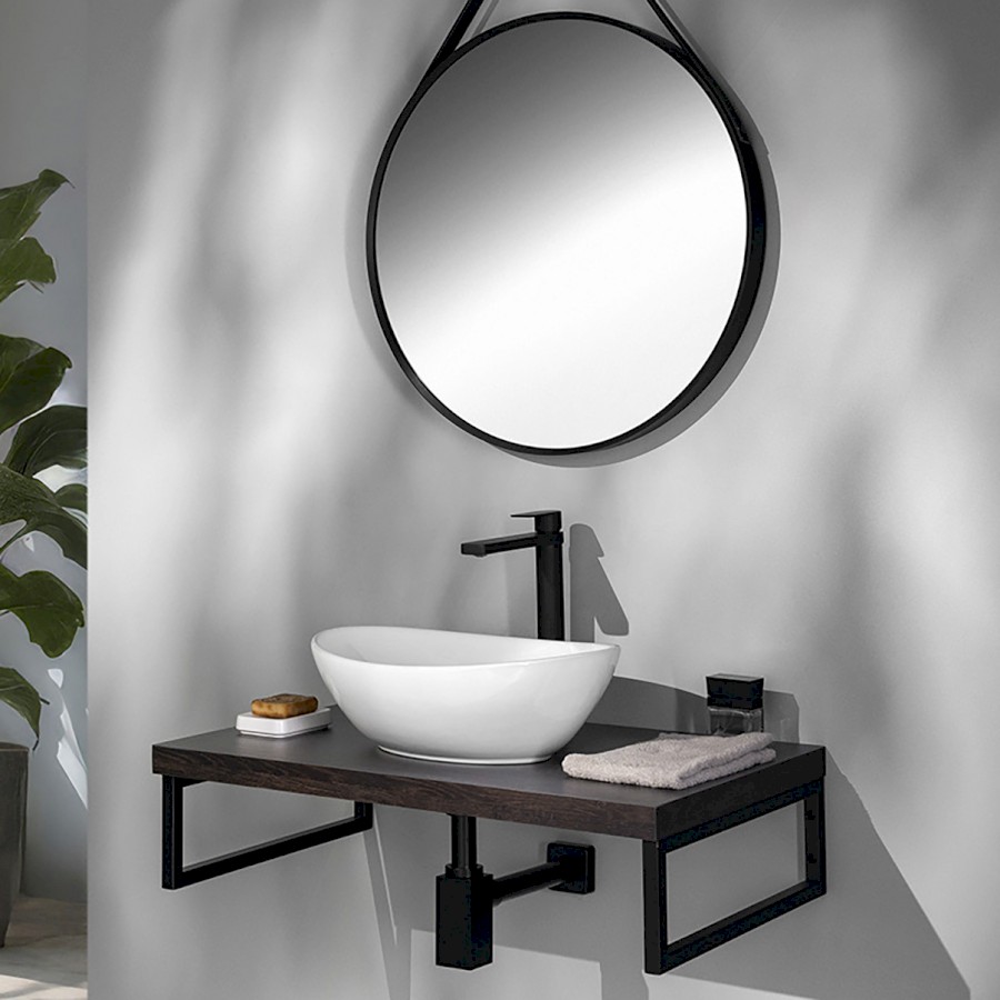 VG665 (61532) VEGA deska pod umyvadlo 62,5x45cm, dub černý VG665