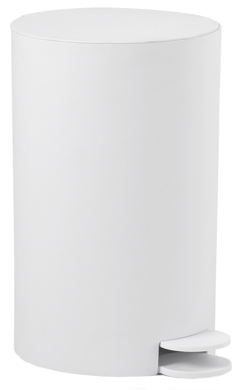 SH0902 (56771) SHARON odpadkový koš 3l, plast ABS, bílá SH0902