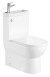 JALTA HYGIE WC kombi s umývátkem, Rimless, spodní/zadní odpad, bílá PB103H