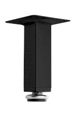 ZOJA výškově stavitelná nožička, výška 100-110mm, černá mat 10078B