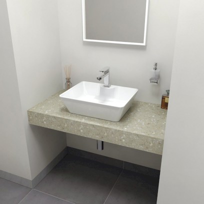 TAILOR rockstone deska 80x50 cm, provedení límce F TR080F