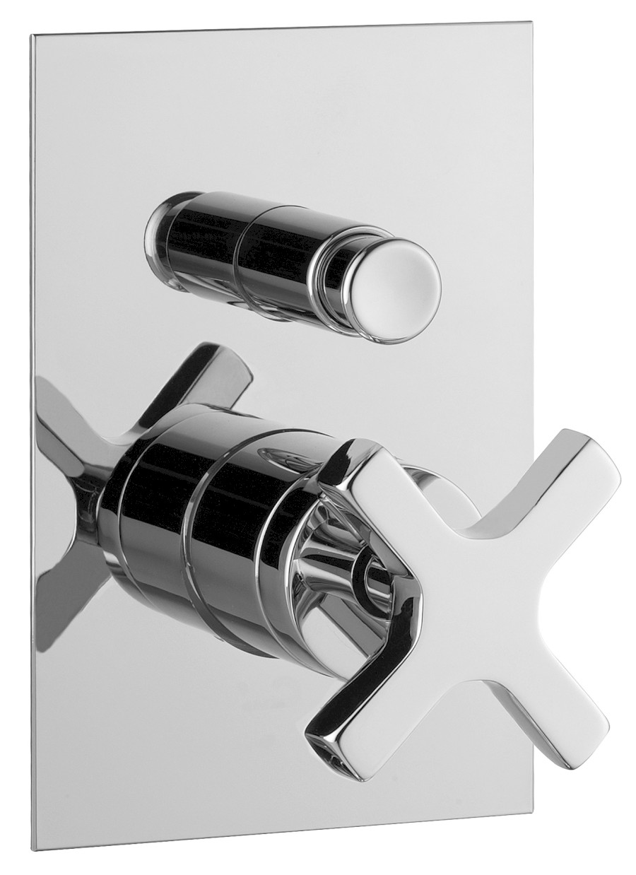 685 (56434) TRAX podomítková sprchová baterie, 2 výstupy, chrom 685