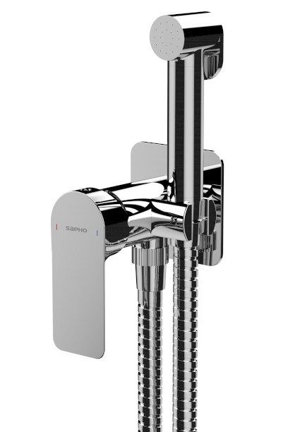 PAX podomítková bidetová baterie se Stop sprškou, chrom XA13