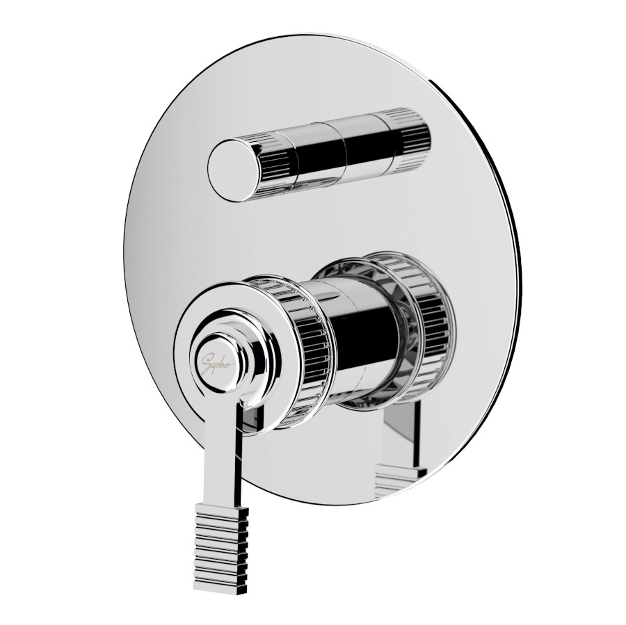 VERSI podomítková sprchová baterie, 2 výstupy, chrom RV042