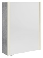 ALIX galerka s LED osvětlením 56x70x17,5cm, levá/pravá, dub stříbrný AX156-0011