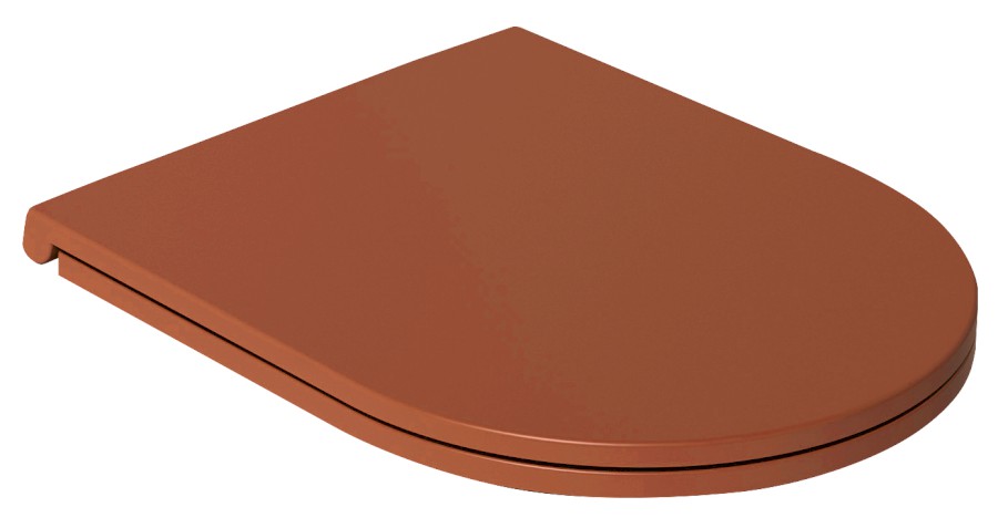 INFINITY WC sedátko, SLIM, Soft Close, Easy Take, terracotta 40KF0548I-S