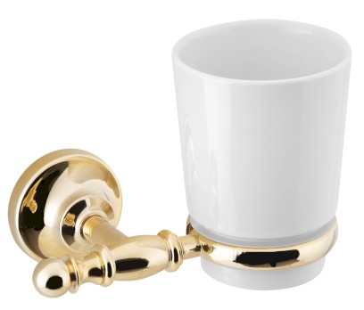 PERLA sklenka, keramika, zlato PE1095