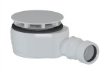 17916W (59139) Vaničkový sifon, průměr 90mm, DN40, nízký, krytka bílá 17916W
