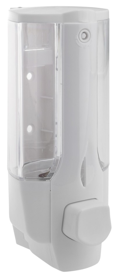 Dávkovač mýdla nástěnný, 350ml, bílá 72027