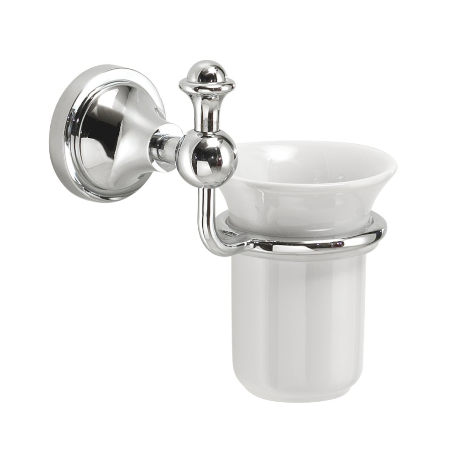 NV1013 (52228) NEVIS sklenka, keramika, chrom NV1013