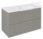 CR792-4343S (59362) CIRASA STRIP umyvadlová skříňka 78x54x39cm, agila CR792-4343S