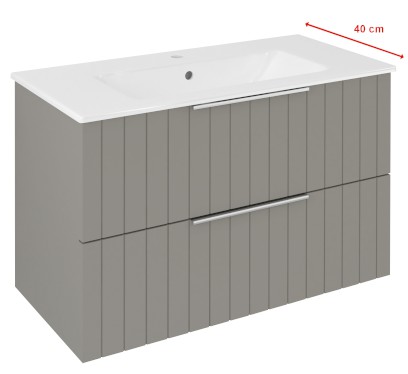 CIRASA STRIP umyvadlová skříňka 78x54x39cm, agila CR792-4343S