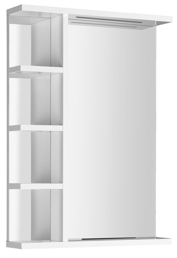 KO355S (51641) KORIN STRIP zrcadlo s LED osvětlením a policemi 50x70x12cm KO355S