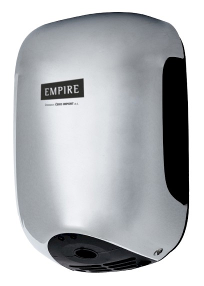 EMPIRE COMPACTJET MINI bezdotykový tryskový osoušeč rukou 230 V, 900 W, 156x238xx99,5mm, ABS plast, chrom 2856