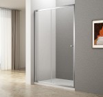 ATS100 (60749) UGGA posuvné sprchové dveře 1000mm, čiré sklo ATS100