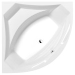 ROSANA rohová vana 140x140x49cm, bílá 64119