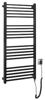 ME410B (50053) METRO-E elektrické otopné těleso rovné 500x1060 mm, 400 W, černá mat ME410B