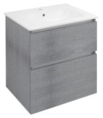 EZ601-1111 (60275) EZARA umyvadlová skříňka 59,2x64x46cm, dub stříbrný EZ601-1111