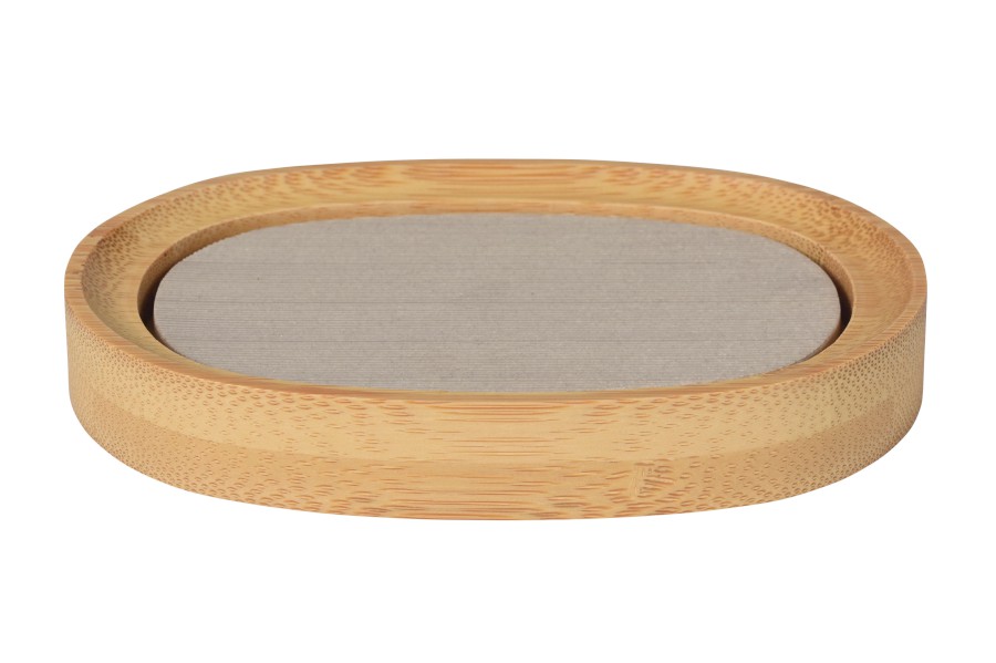 8577 (61818) RIKO mýdlenka na postavení, béžová/bambus 8577