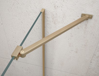 VARIO rohová vzpěra 650mm, zlato mat GX2017