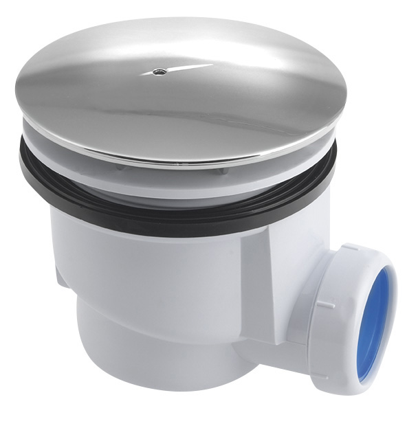 Vaničkový sifon, průměr 90mm, DN40, krytka ABS/chrom PF408