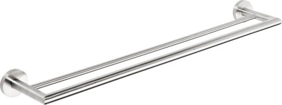 X-STEEL dvojitý držák ručníků 600mm, nerez mat XS403