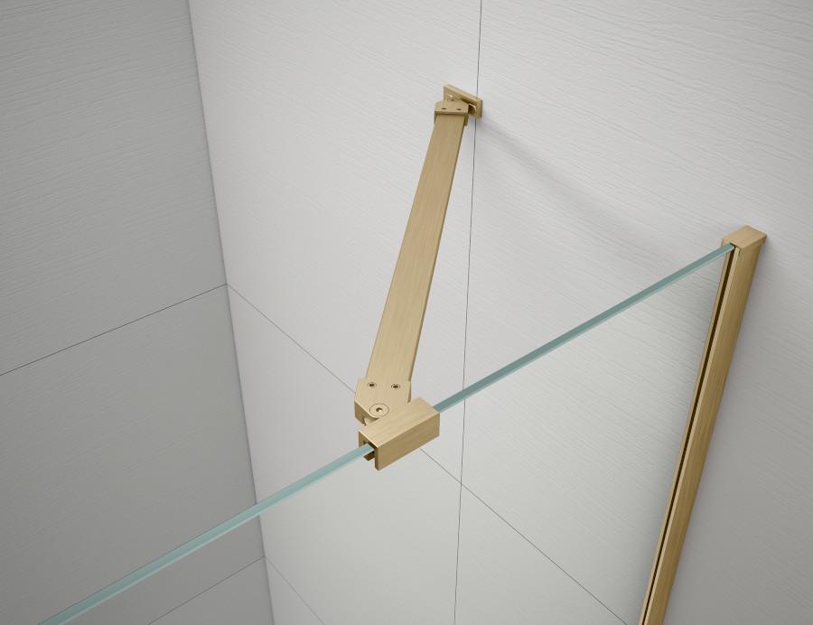 FISA stěnový profil a vzpěra, zlato mat FS8042