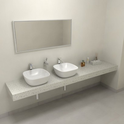 TAILOR rockstone deska 220x50 cm, provedení límce L TR220L