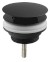 Umyvadlová výpust 5/4“, neuzavíratelná, velká zátka, 10-55mm, černá 542.742.5B