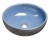 PRIORI keramické umyvadlo na desku, Ø 41 cm, modrá/šedá PI020