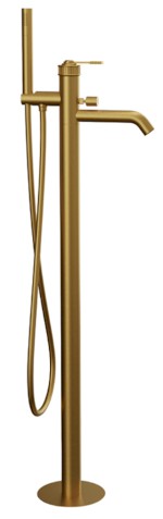 RV021/18 (57764) VERSI vanová baterie s připojením do podlahy, bronz RV021/18