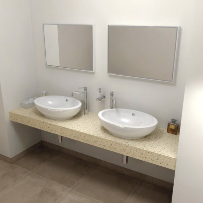 TAILOR rockstone deska 210x50 cm, provedení límce F TR210F