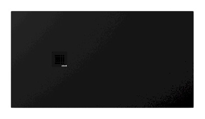 TRENECA vanička z litého mramoru s možností úpravy rozměru, 150x80cm, černá mat 84305.21