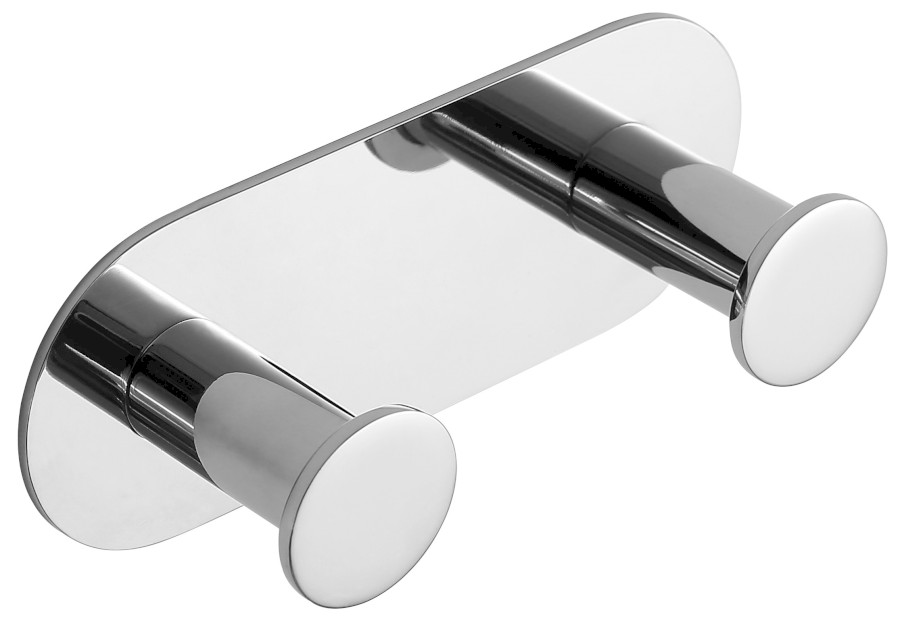 XR220 (51029) X-ROUND samolepící dvojháček, nerez lesk XR220