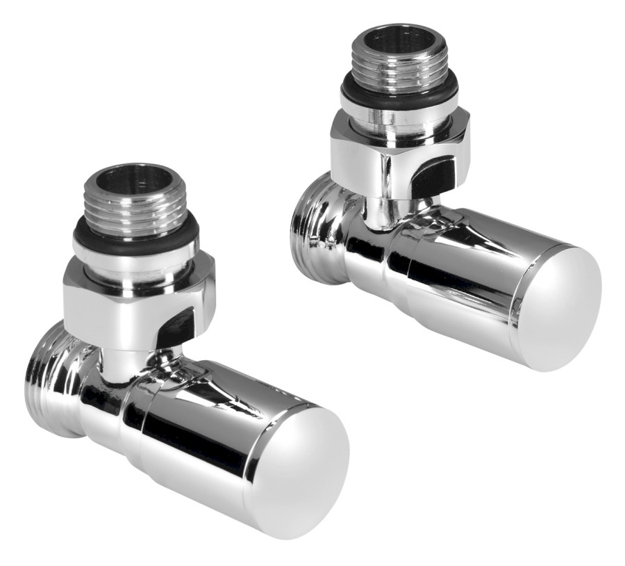 SC237C (56187) C-START připojovací sada ventilů ruční rohová, chrom SC237C