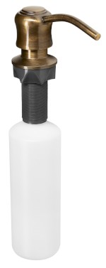 Zápustný dávkovač mýdla, retro, bronz SP004