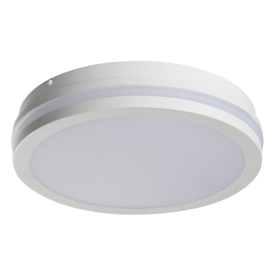 BENO stropní LED svítidlo,  ø 260mm, 24W, IP54, bílá 33340