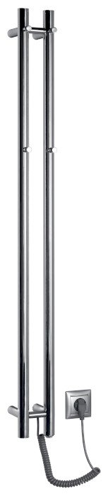 PAPINADO elektrický sušák ručníků 109x1200mm, 40W, chrom ER740