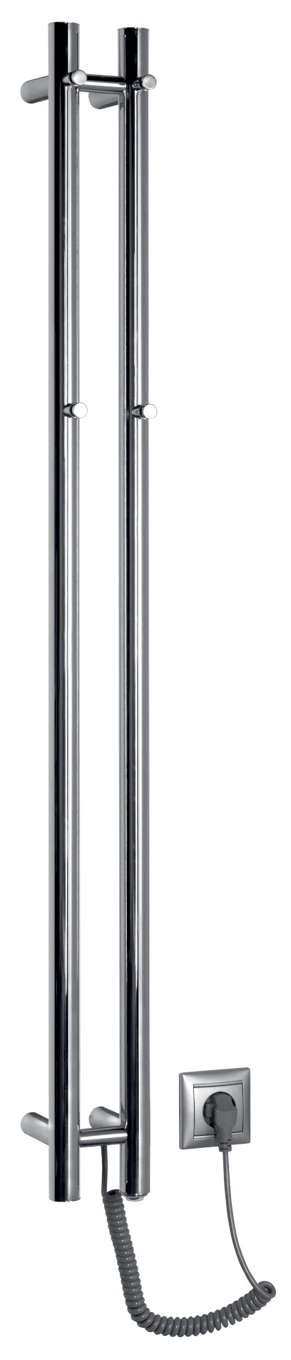 PAPINADO elektrický sušák ručníků 109x1200mm, 40W, chrom ER740