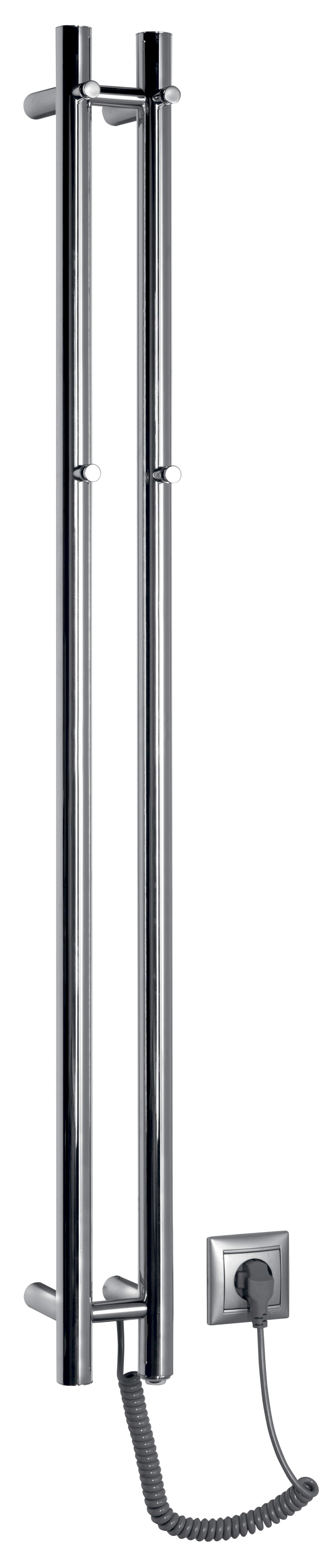 PAPINADO elektrický sušák ručníků 109x1200mm, 40W, chrom ER740