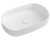 INFINITY OVAL keramické umyvadlo na desku, 55x36cm, bílá 10NF65055