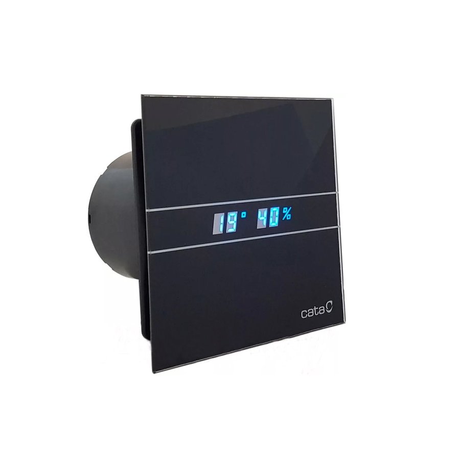 E-100 GBTH koupelnový ventilátor axiální s automatem,4W/8W,potrubí 100mm,černá 00900602