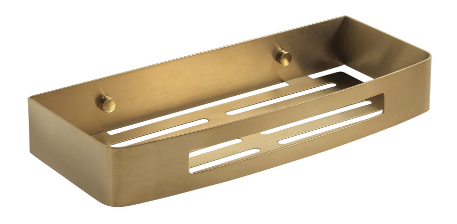 241788 (56396) SMART police do sprchy, 300x45x128mm, zlato mat 241788