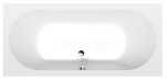 LEVANA obdélníková vana 170x80x39cm, bílá mat 71745.11