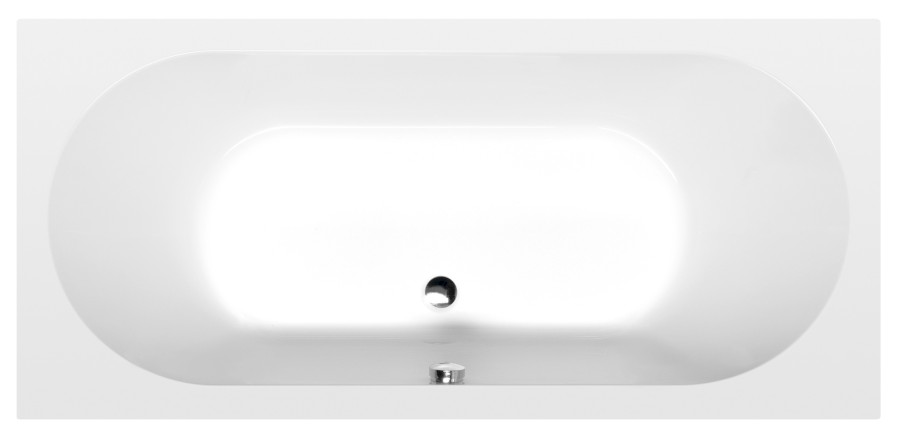 LEVANA obdélníková vana 170x80x39cm, bílá mat 71745.11